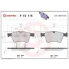 BREMBO fékbetétkészlet, tárcsafék P 50 115