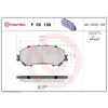 BREMBO fékbetétkészlet, tárcsafék P 56 100