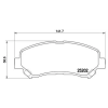 BREMBO fékbetétkészlet, tárcsafék P 79 028
