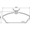 BREMBO fékbetétkészlet, tárcsafék P 82 003