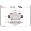 BREMBO fékbetétkészlet, tárcsafék P 83 054
