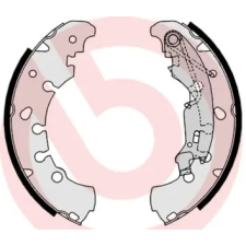BREMBO fékpofakészlet S 23 530 autóalkatrész