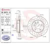 BREMBO féktárcsa 09.B973.1X
