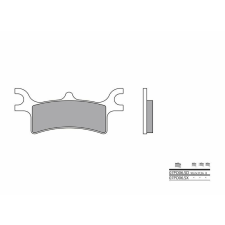 BREMBO Off-Road Szintermetál Fékbetétek - 07PO06SD egyéb motorkerékpár alkatrész