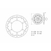 BREMBO Oro Fix féktárcsa - 68B40755