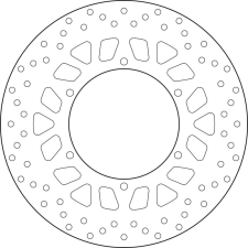 BREMBO Oro Fix féktárcsa - 68B407L1 motorkerékpár féktárcsa