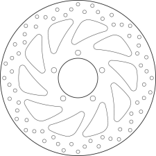 BREMBO Oro Fix féktárcsa - 68B407L3 motorkerékpár féktárcsa
