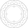  BREMBO Oro Fix féktárcsa - 68B407L9