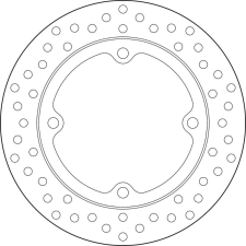 BREMBO Oro Fix féktárcsa - 68B407L9 motorkerékpár féktárcsa