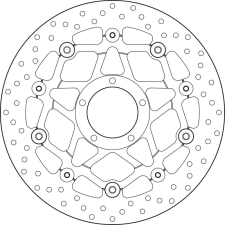 BREMBO Oro lebegő féktárcsa - 78B40886 egyéb motorkerékpár alkatrész