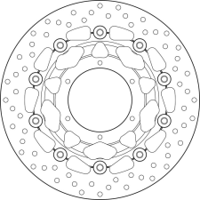 BREMBO Oro Lengőféktárcsa - 78B40838 motorkerékpár féktárcsa