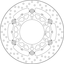  BREMBO Oro Lengőféktárcsa - 78B40846 motorkerékpár féktárcsa
