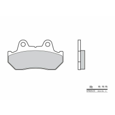 BREMBO Robogó Karbon-Kerámia Fékbetétek - 07025 egyéb motorkerékpár alkatrész