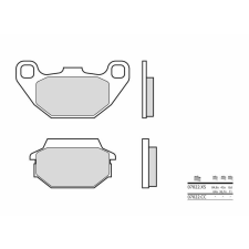 BREMBO robogó szén-kerámia fékbetétek - 07022 egyéb motorkerékpár alkatrész