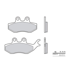 BREMBO Robogó Szén-Kerámia Fékbetétek - 07054CC BREMBO Futómű és fék alkatrész Fékbetét (tárcsafék) egyéb motorkerékpár alkatrész