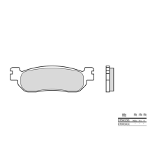 BREMBO robogó szinterelt fémbetétek - 07043XS egyéb motorkerékpár alkatrész