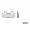 BREMBO robogó szintermetál fékbetétek - 07038XS BREMBO Kategorizálatlan termékek