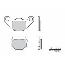  BREMBO Street Carbon-Ceramic fékbetétek - 07HO1118 egyéb motorkerékpár alkatrész