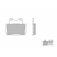 BREMBO Street Carbon Ceramic fékbetétek - 07YA1207 egyéb motorkerékpár alkatrész