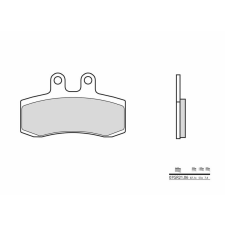 BREMBO Street Carbon Kerámia Fékbetétek - 07GR2106 egyéb motorkerékpár alkatrész