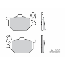 BREMBO Street Szén-Kerámia Fékbetétek - 07YA0713 egyéb motorkerékpár alkatrész