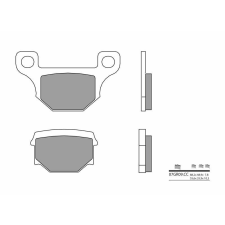 BREMBO Street szénszálas-kerámia fékbetétek - 07GR09CC egyéb motorkerékpár alkatrész