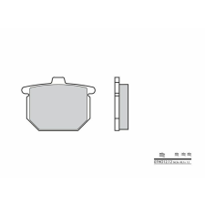 BREMBO Street szénszálas-kerámia fékbetétek - 07HO1212 egyéb motorkerékpár alkatrész