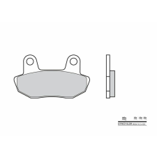 BREMBO Street szénszálas-kerámia fékbetétek - 07HO1609 egyéb motorkerékpár alkatrész