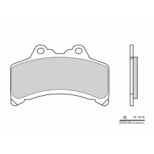 BREMBO Street szénszálas-kerámia fékbetétek - 07YA3108 egyéb motorkerékpár alkatrész