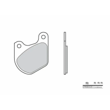 BREMBO utcai szén-kerámia fékbetétek - 07HD0303 BREMBO Futómű és fék alkatrészek Fékbetétek (tárcsafék) egyéb motorkerékpár alkatrész