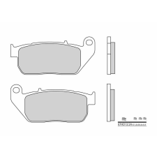 BREMBO utcai szinterelt fékbetétek - 07HD13SA egyéb motorkerékpár alkatrész