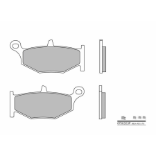 BREMBO utcai szinterelt fémbetétek - 07SU32SP egyéb motorkerékpár alkatrész