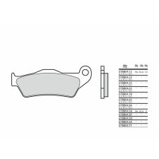 BREMBO Valódi Szinterelt Fémbetétes Féktárcsapárna - 07BB0483 motorkerékpár féktárcsa