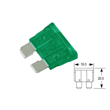 Bright Ride Biztosíték normál késes 30A (zöld) autóalkatrész