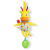 Bright Starts Játék dallamokkal C-karikán Pull, Play & Boogie™ zsiráf 0hó+