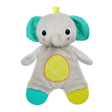 Bright Starts Snuggle&Teethe Játék és rágóka 0hó+, elefánt rágóka