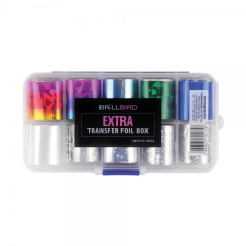 BrillBird - TRANSZFERFÓLIA BOX - EXTRA körömdíszítő
