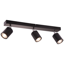 Brilliant LED-es mennyezeti spotlámpa Taio 3 izzós fekete 52,5 cm világítás