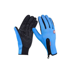 Bringamax kesztyű GL Long 200 L méret hosszúujjú téli kék bmglove0002 kerékpáros kesztyű
