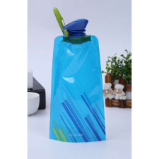 Bringamax összehajtható futó fólia kulacs 700ml kék bmkulacs003 kulacs, kulacstartó
