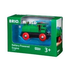 Brio elemes zöld mozdony vágány