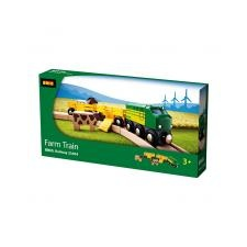 BRIO Farm vonat 2 vagonnal 33404 Brio kisvasút
