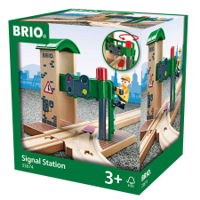 BRIO Jelzőállomás 33674 Brio autópálya és játékautó