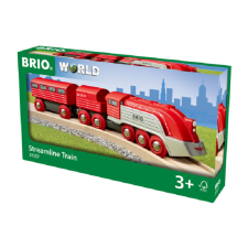 BRIO Nagy sebességű gőzmozdony (33557) kreatív és készségfejlesztő