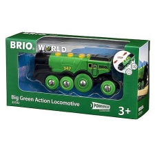  BRIO Nagy zöld lokomotív 33593 kisvasút
