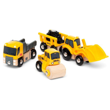 BRIO World 33658 Építőipari járművek autópálya és játékautó