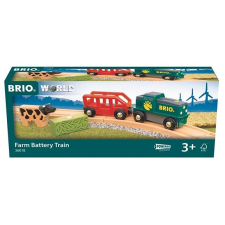 BRIO World 36018 Elemes farmvonat autópálya és játékautó