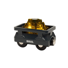 BRIO World Világítós aranyszállító vagon autópálya és játékautó