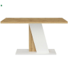  BRISTOL Étkezőasztal Tölgy/Fehér Színben 138 cm