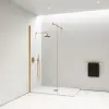  Bristol Walk-in .||. Gold zuhanyfal 90, 200cm, 6mm, NANO